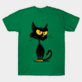 Retro Cartoon Cat T-Shirt